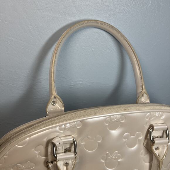 Loungefly Disney Minnie Loves Mickey Embossed Handbag Bowling Bag w/wallet main image 12